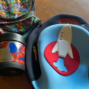 Marvel snack bag, Spider-Man Themros and Lunchbag